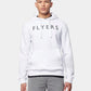 Flyers Mens Text Hoodie Bright White