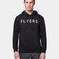 Flyers Mens Text Hoodie Black