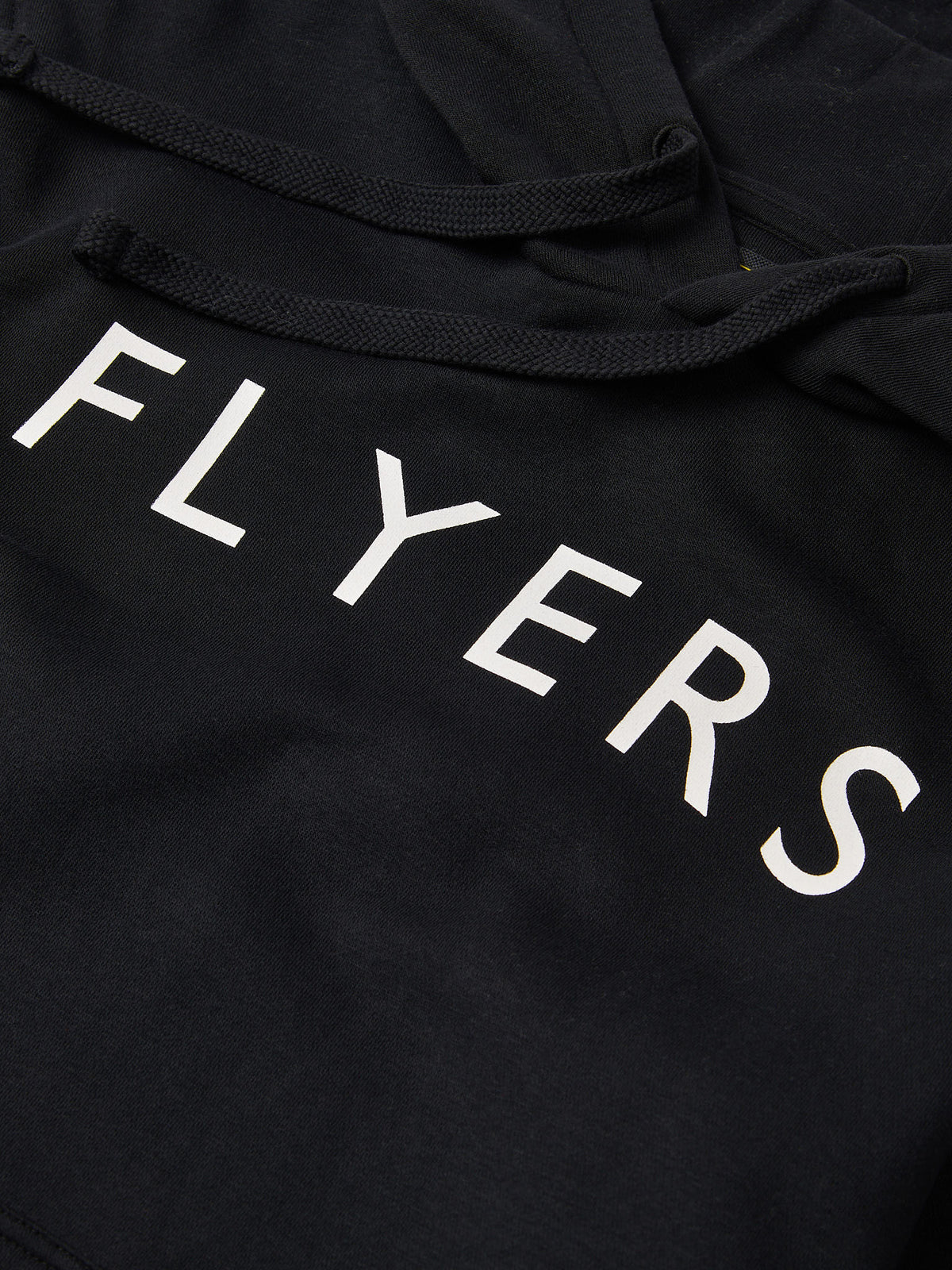 Flyers Mens Text Hoodie Black