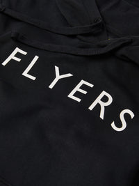 Flyers Mens Text Hoodie Black