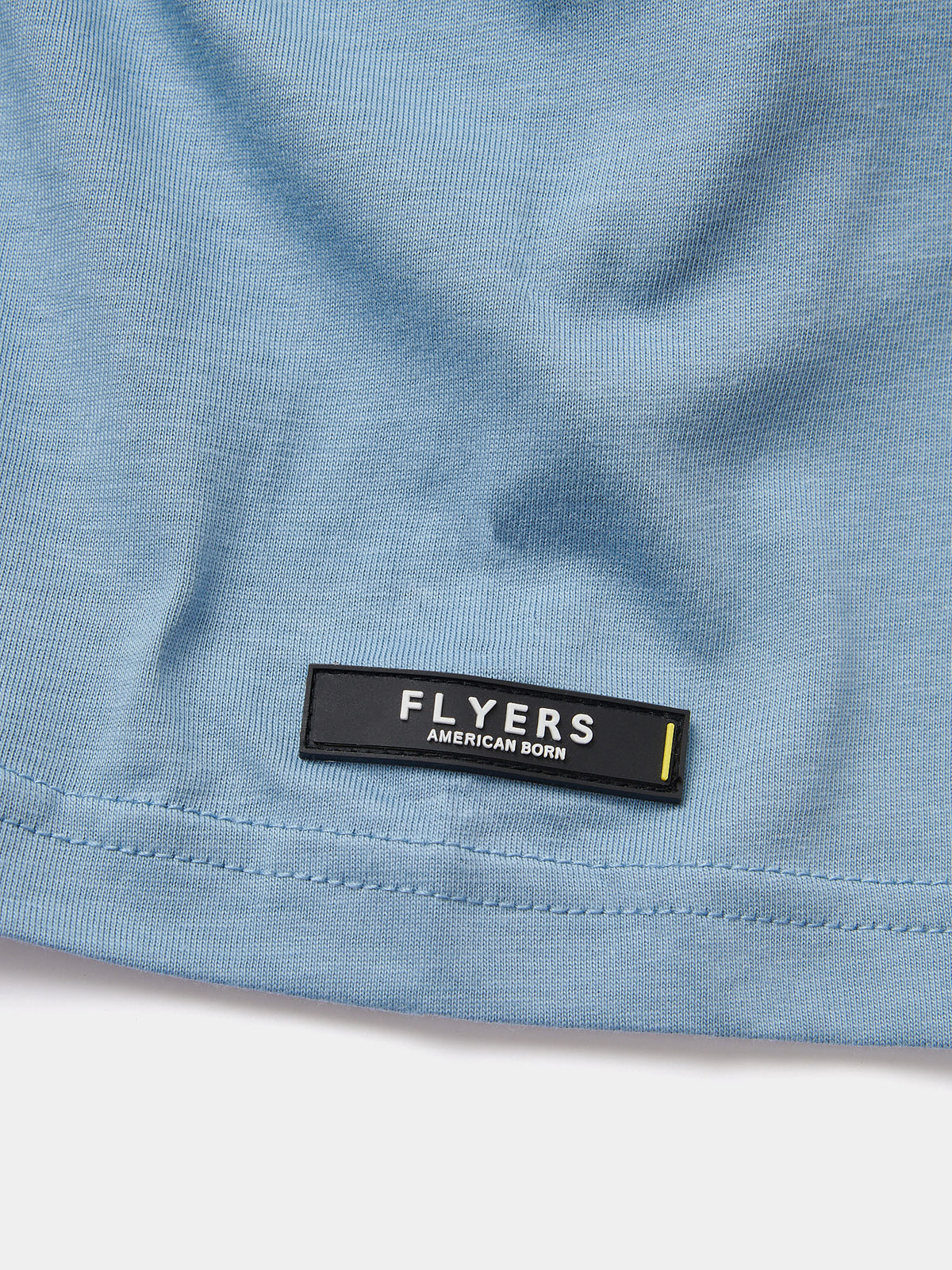 Flyers Mens Print T-Shirt Faded Denim