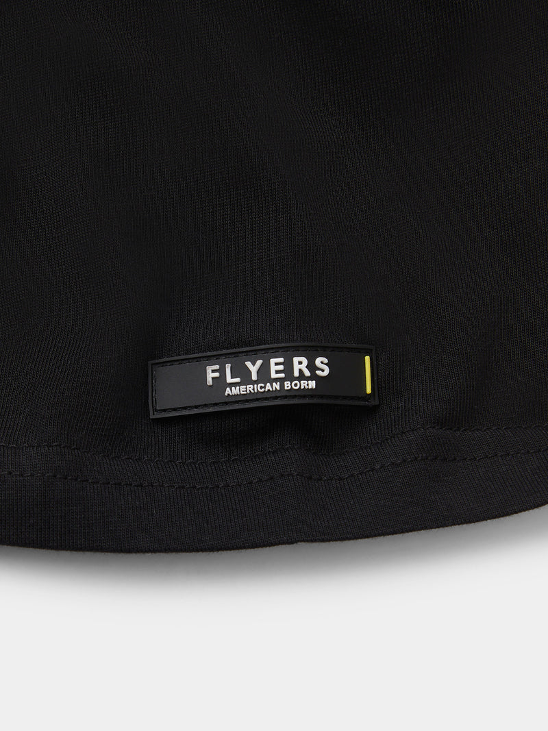 Flyers Mens Print T-Shirt Black
