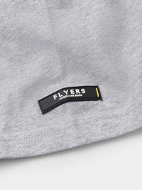 Flyers Mens Print T-Shirt Vintage Grey Heather