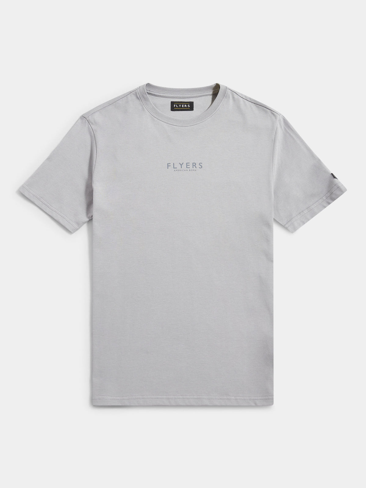 Flyers Mens Print T-Shirt Sharkskin