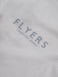 Flyers Mens Print T-Shirt Sharkskin
