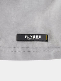 Flyers Mens Print T-Shirt Sharkskin
