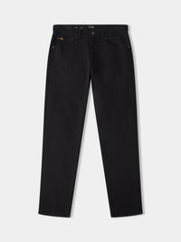 Flyers Mens Straight Fit Jeans Black Wash
