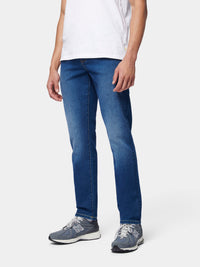 Flyers Mens Straight Fit Jeans Dark Wash