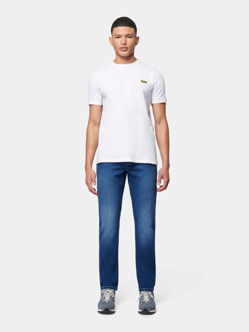 Flyers Mens Straight Fit Jeans Dark Wash