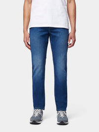 Flyers Mens Straight Fit Jeans Dark Wash