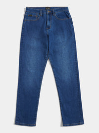 Flyers Mens Straight Fit Jeans Dark Wash