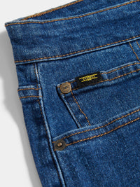 Flyers Mens Straight Fit Jeans Dark Wash
