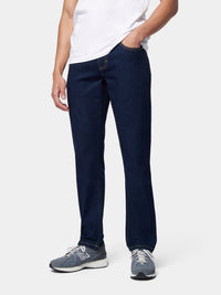Flyers Mens Straight Fit Jeans Rinse Wash