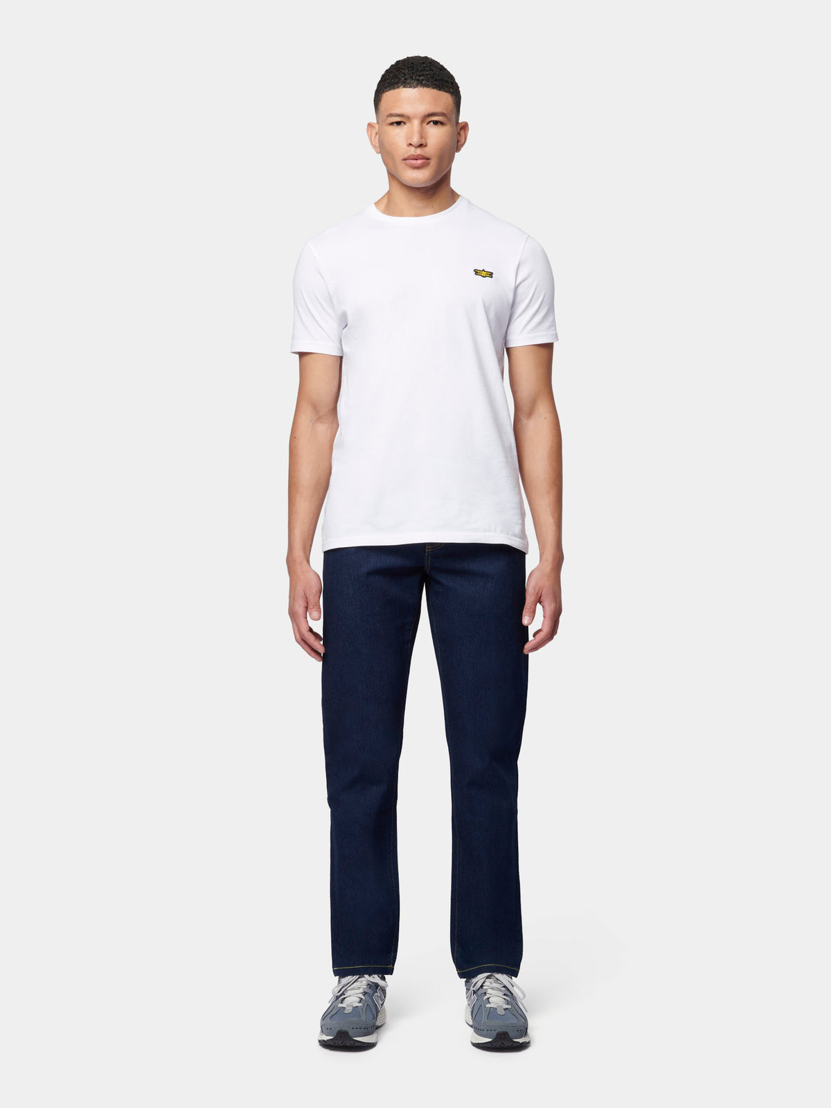 Flyers Mens Straight Fit Jeans Rinse Wash