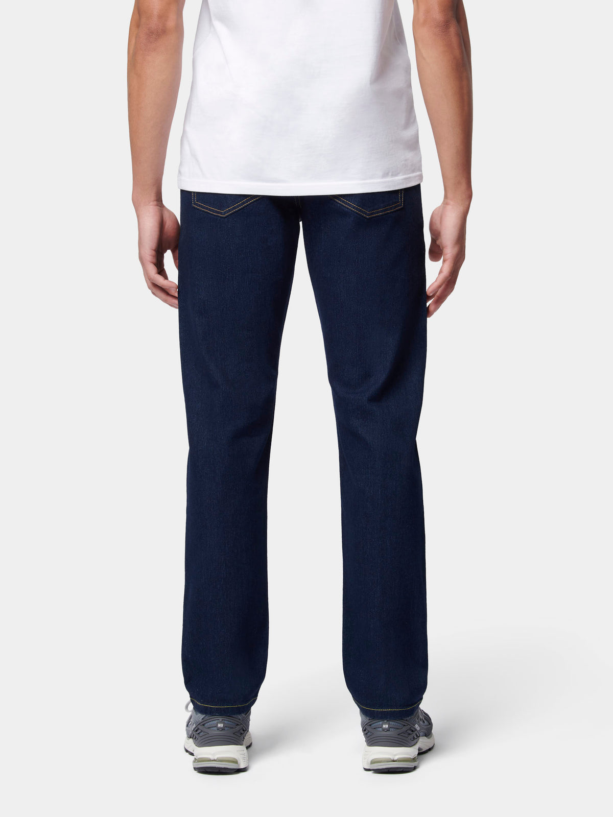 Flyers Mens Straight Fit Jeans Rinse Wash