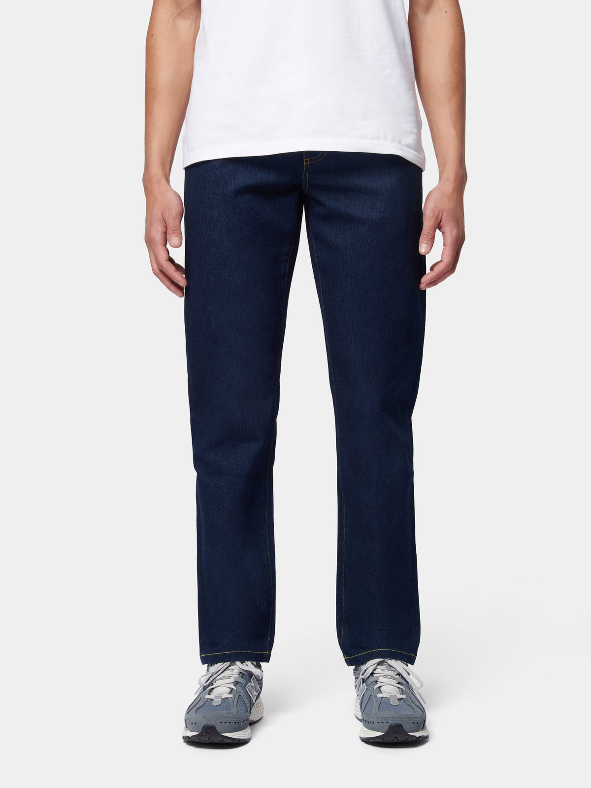 Flyers Mens Straight Fit Jeans Rinse Wash