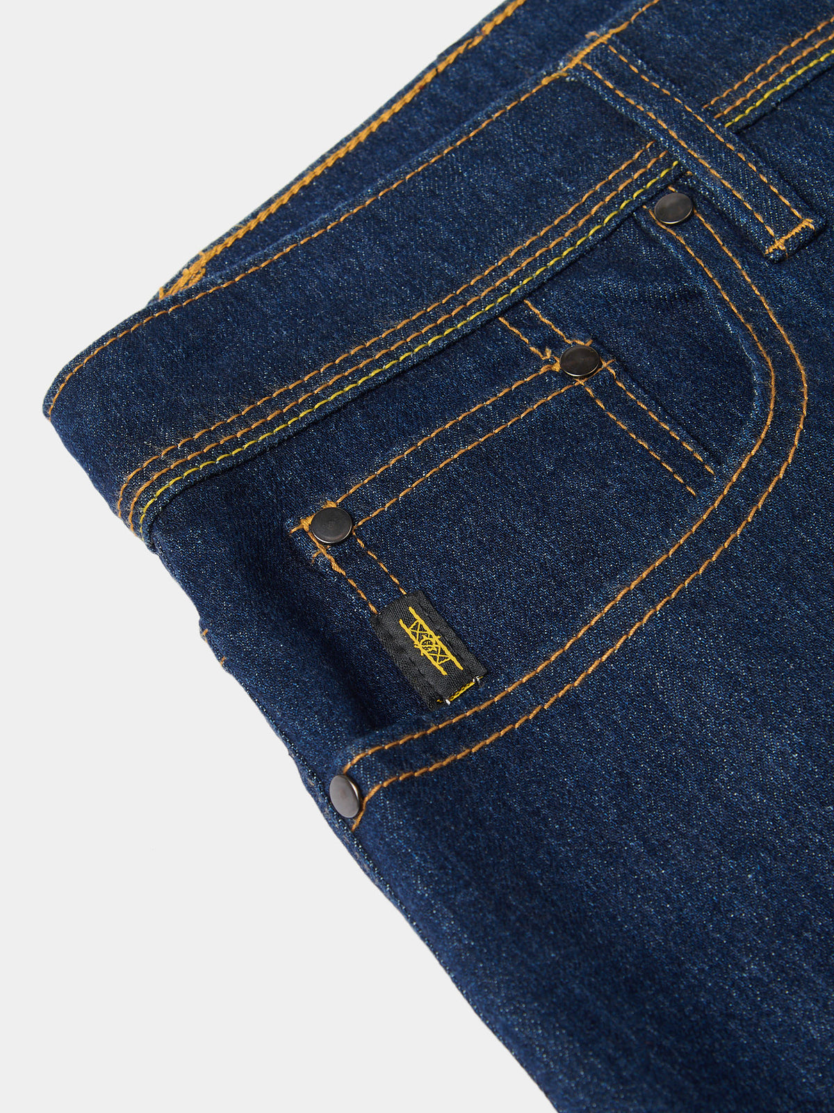 Flyers Mens Straight Fit Jeans Rinse Wash