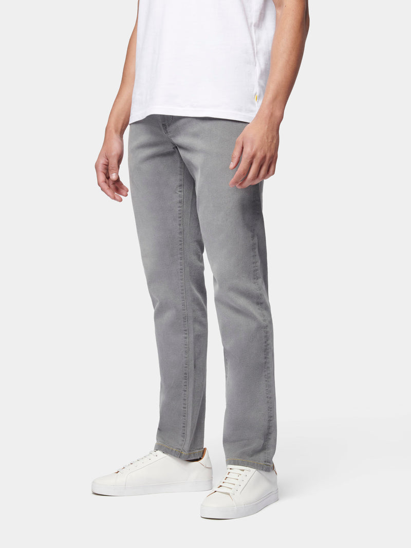 Flyers Mens Straight Fit Jeans Grey Wash