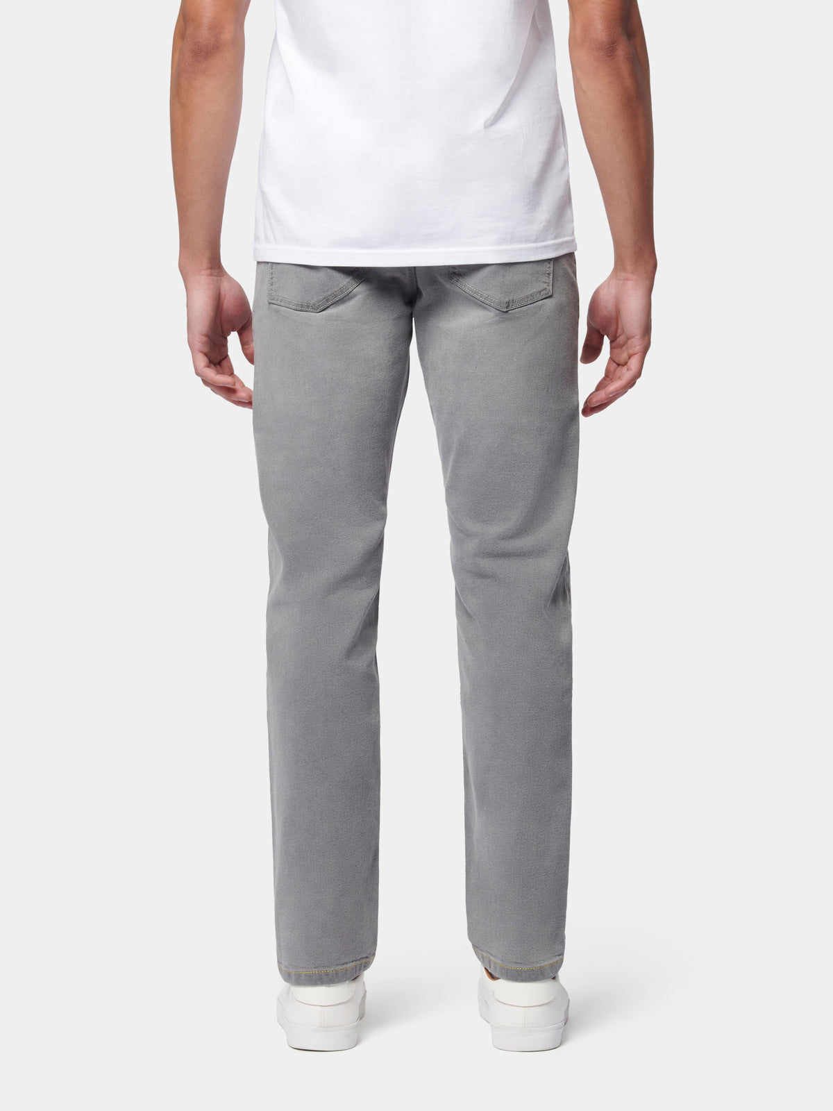 Flyers Mens Straight Fit Jeans Grey Wash
