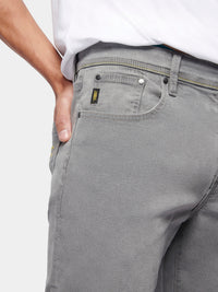 Flyers Mens Straight Fit Jeans Grey Wash