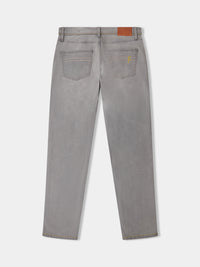 Flyers Mens Straight Fit Jeans Grey Wash