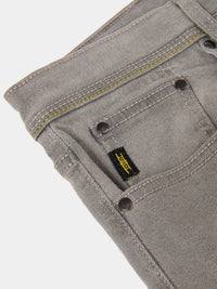 Flyers Mens Straight Fit Jeans Grey Wash